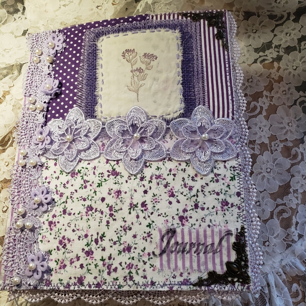 Junk journal. purple theme